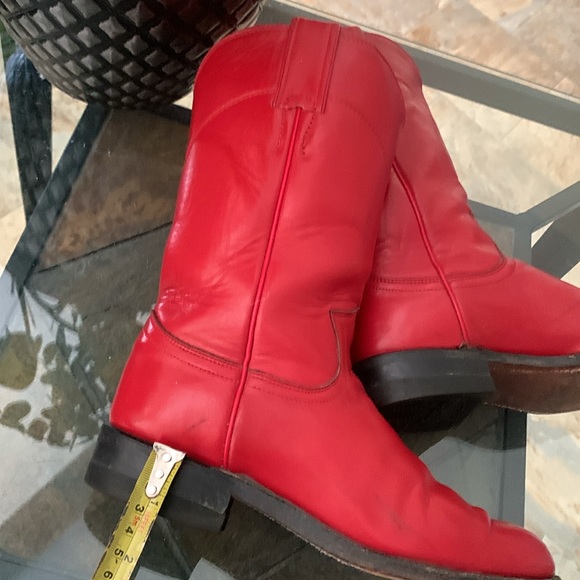 RARE🔥Vintage JUSTIN Western Roper Boots - Picture 5 of 12